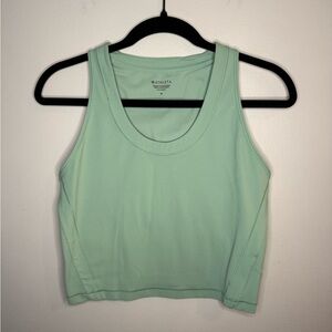 Athleta M Shanti Light Green Women's Tank Top
